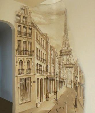 عکس نقاشی دیواری سه بعدی