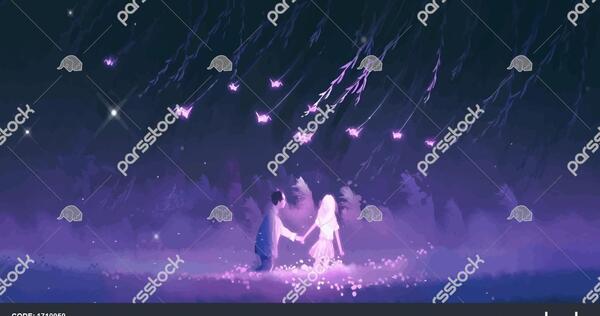 عکس سه بعدی دختر پسر