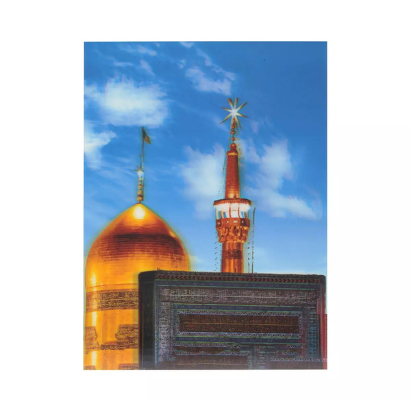 عکس 3 بعدی حرم امام رضا