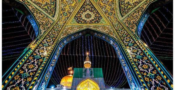 عکس 3 بعدی حرم امام رضا