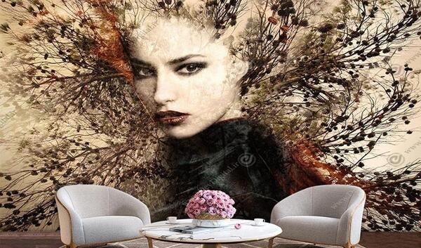 عکس چهره های سه بعدی