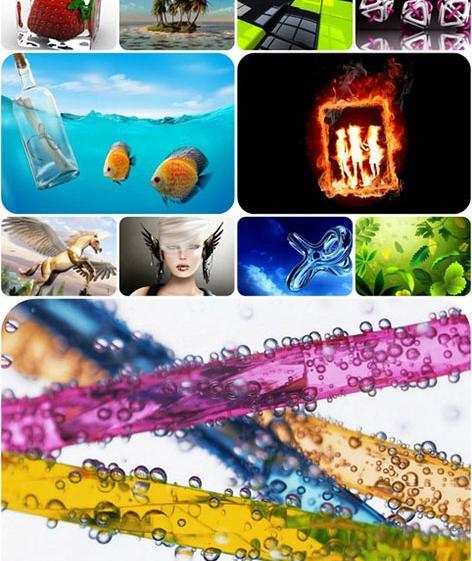 عکس های سه بعدی برای پس زمینه کامپیوتر