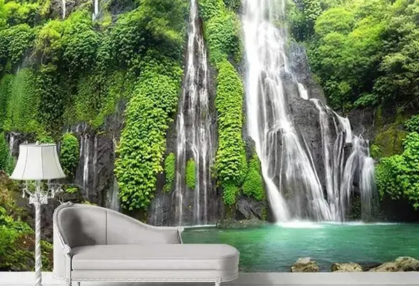عکس سه بعدی آبشار