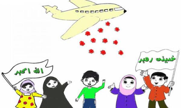 عکس نقاشی هواپیمای ساده