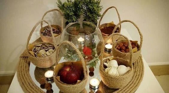 عکس هفت سین ساده خانگی