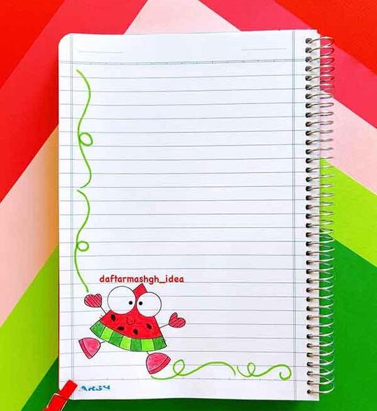 عکس نقاشی ساده با مداد رنگی پسرانه