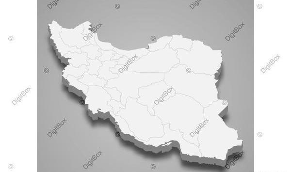 عکس ساده از نقشه ایران