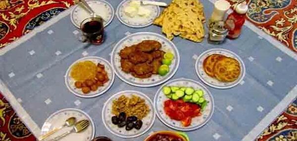 عکس افطاری ماه رمضان ساده