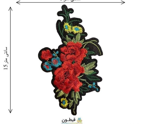 عکس گلدوزی ساده ی گل