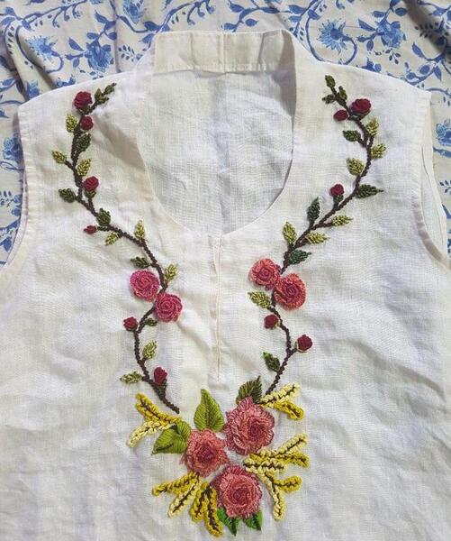 عکس طرح گلدوزی ساده