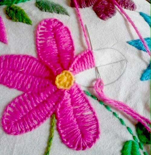 عکس گلدوزی ساده