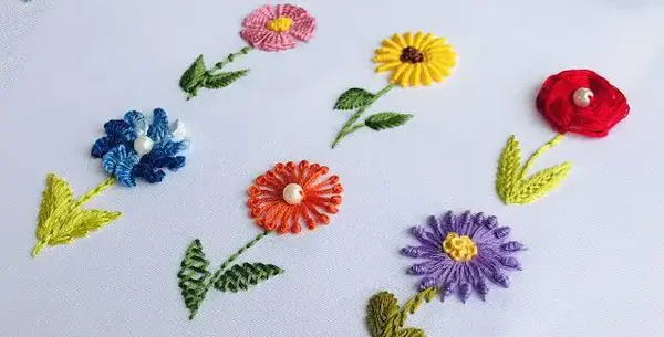 عکس گلدوزی ساده