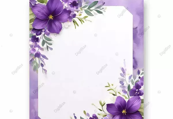 عکس گل ساده برای نوشتن متن