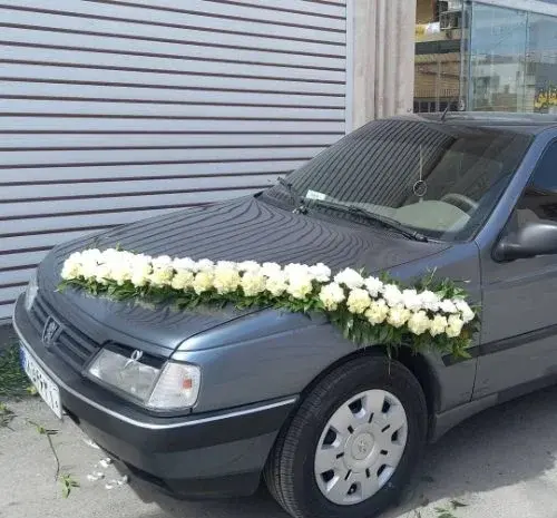 عکس ماشین عروس شیک و ساده