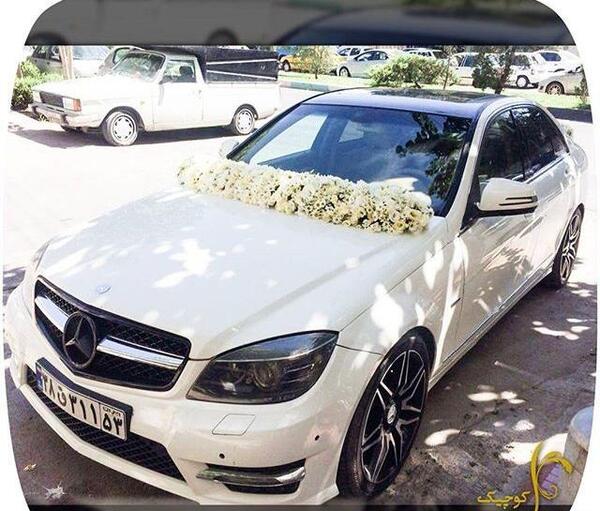عکس ماشین عروس شیک و ساده