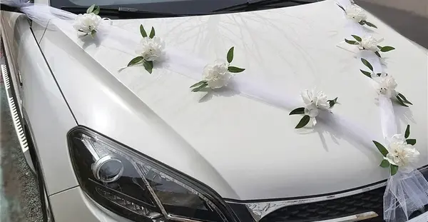 عکس ماشین عروس شیک و ساده