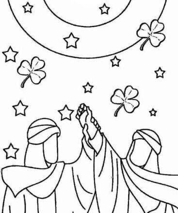 عکس نقاشی عید ساده