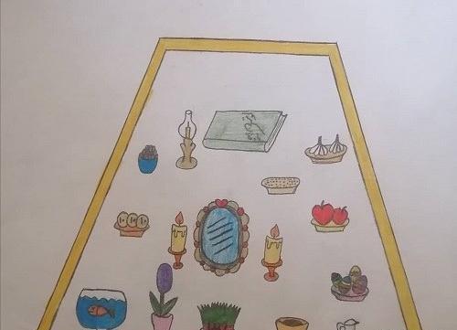 عکس نقاشی ساده برای عید نوروز