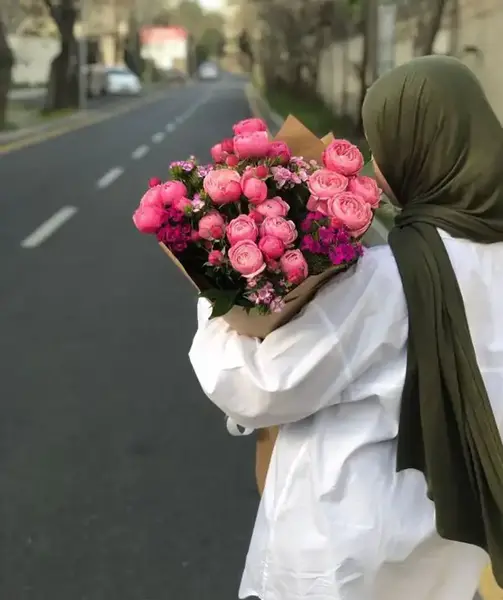 عکس صورتی دخترانه ساده