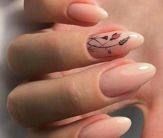 عکس ناخن ساده شیک