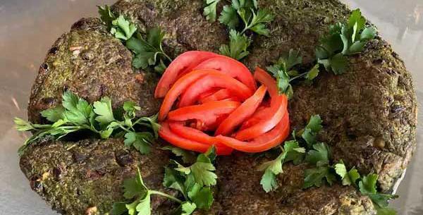 عکس کوکو سبزی ساده