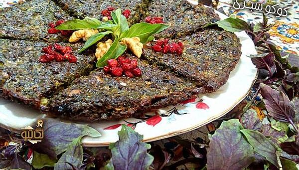 عکس کوکو سبزی ساده