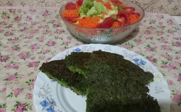 عکس کوکو سبزی ساده