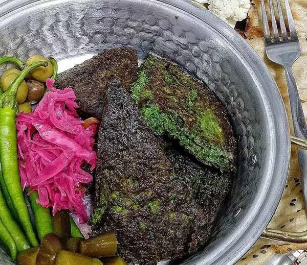 عکس کوکو سبزی ساده
