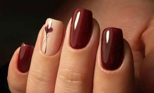 عکس ناخن ژلیش ساده