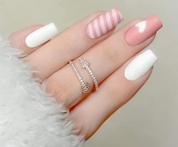 عکس ناخن ژلیش ساده