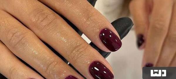 عکس ناخن ژلیش ساده