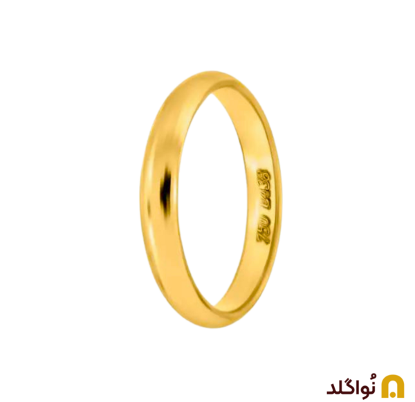 عکس حلقه ساده زرد