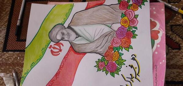 عکس نقاشی ساده دهه فجر