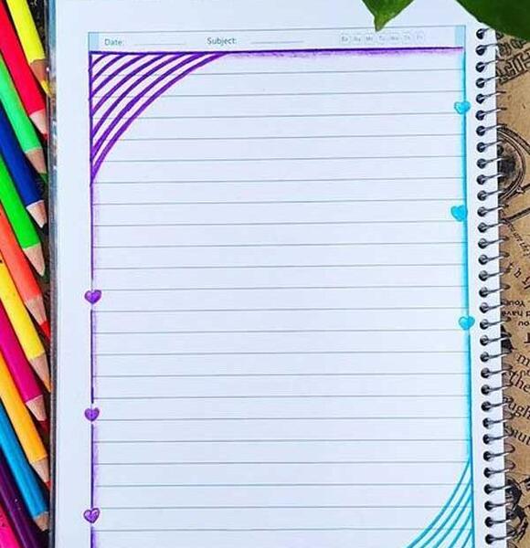 عکس برگه خط دار ساده