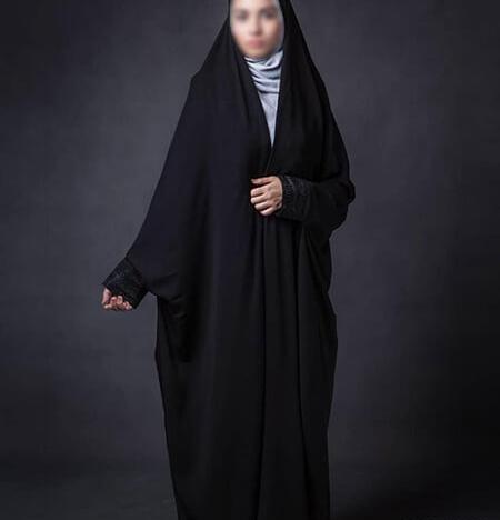 عکس چادر دانشجویی ساده