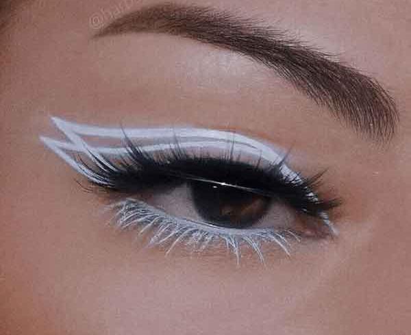عکس خط چشم ساده