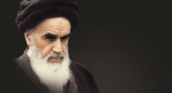 عکس نقاشی ساده امام خمینی