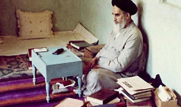 عکس زندگی ساده امام خمینی