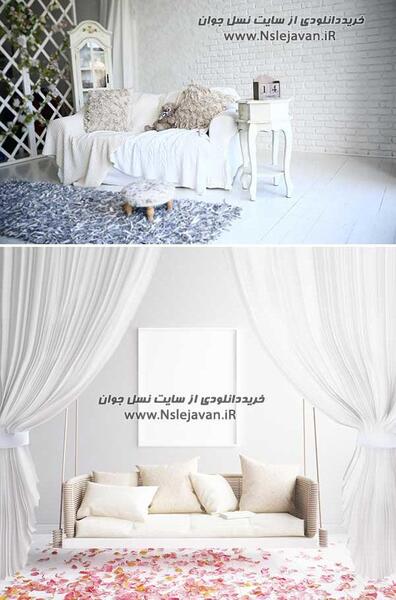 عکس اتاق سفید
