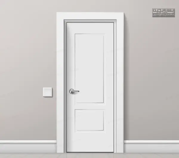 عکس درب سفید اتاق