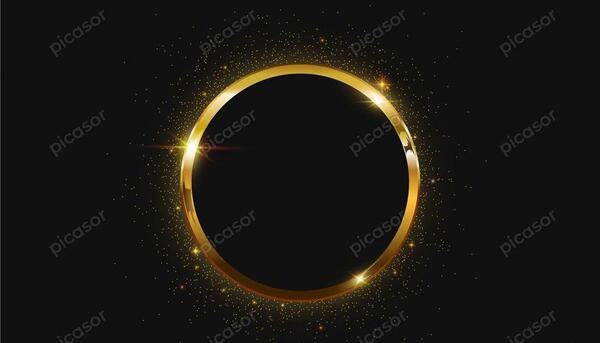عکس دایره سفید پس زمینه مشکی