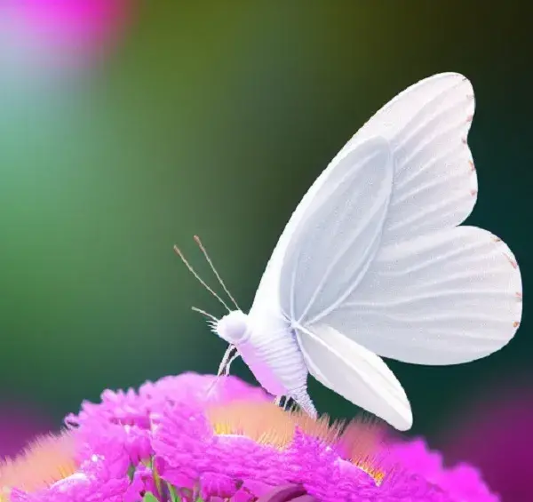 عکس پروانه سفید برای پروفایل