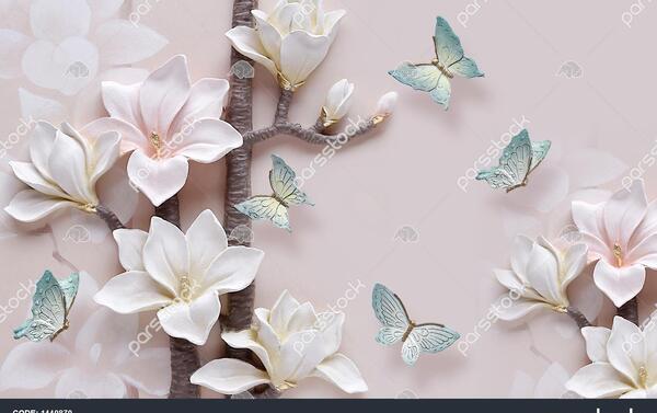 عکس پروانه سفید برای پروفایل