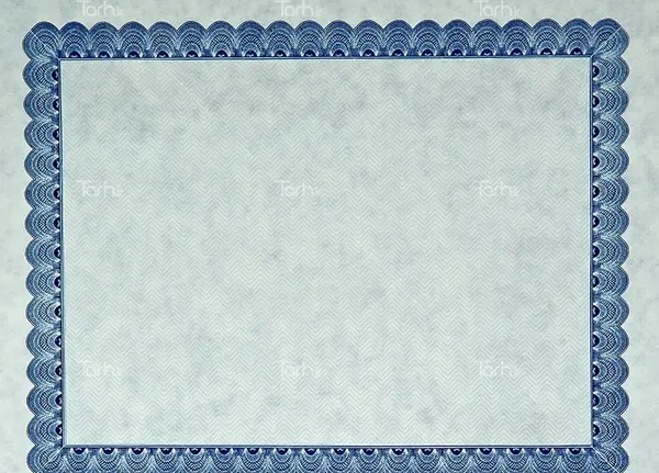 عکس برگه سفید حاشیه دار