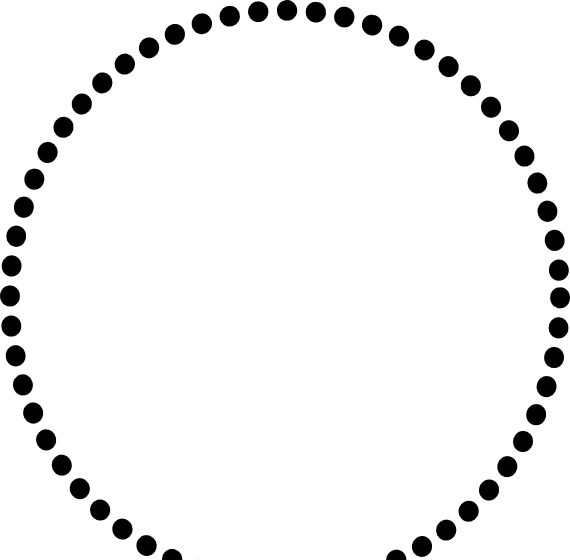عکس یک دایره سفید