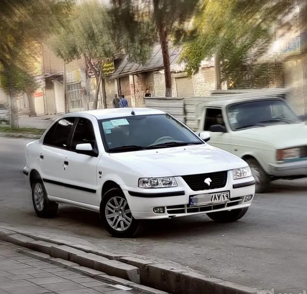 عکس سمند سفید اسپرت