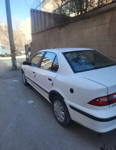 عکس سمند سفید اسپرت
