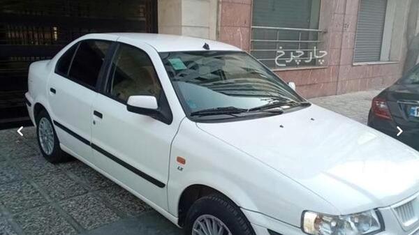عکس سمند سفید اسپرت