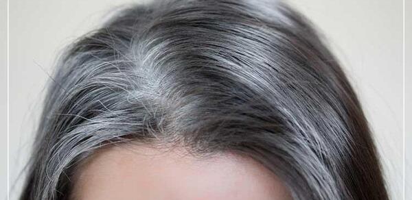 عکس موهای سفید طبیعی