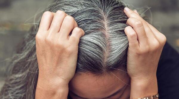 عکس موهای سفید طبیعی